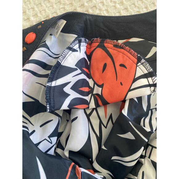 Alfred Dunner Womens Lightweight Dark Denim 3/4 Sleeve Beaded Open Jacket Sz 10P - Picture 11 of 11